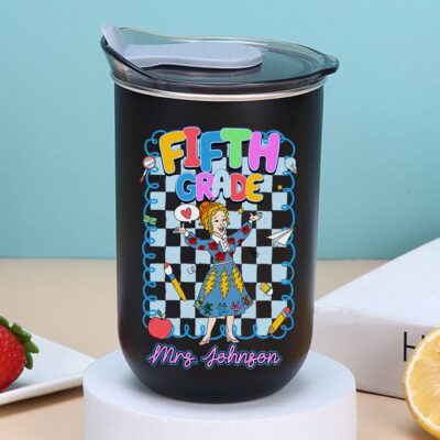 Back To School Mrs. Frizzle 20oz Tumbler – Teacher Gift, Fun Classroom Drink Cup for Educators
