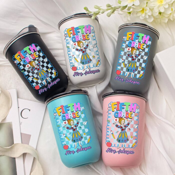 Back To School Mrs. Frizzle 20oz Tumbler – Teacher Gift, Fun Classroom Drink Cup for Educators